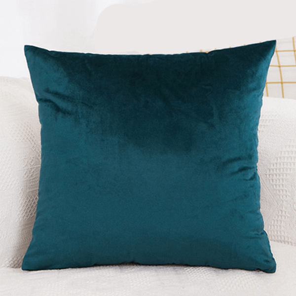 Coussin Velours Vert