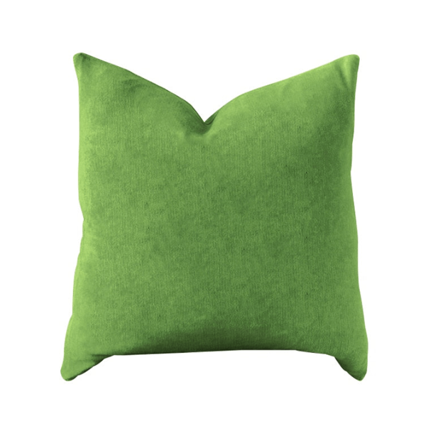 coussin vert clair